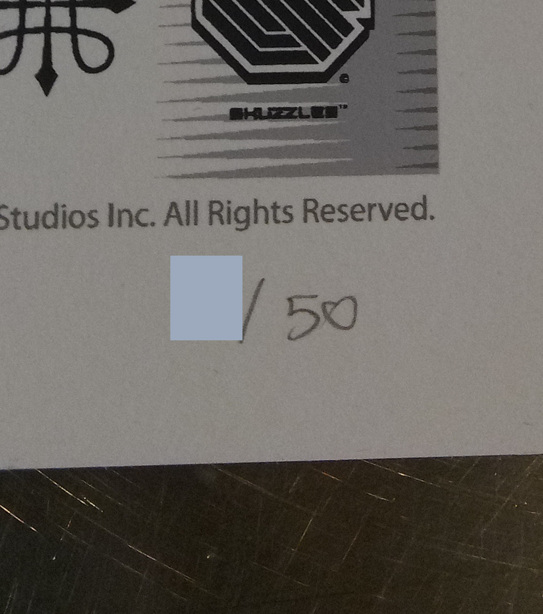 Jeff Boyes "Army of Darkness" Gold Variant Screen print 2014 xx/50 Skuzzles