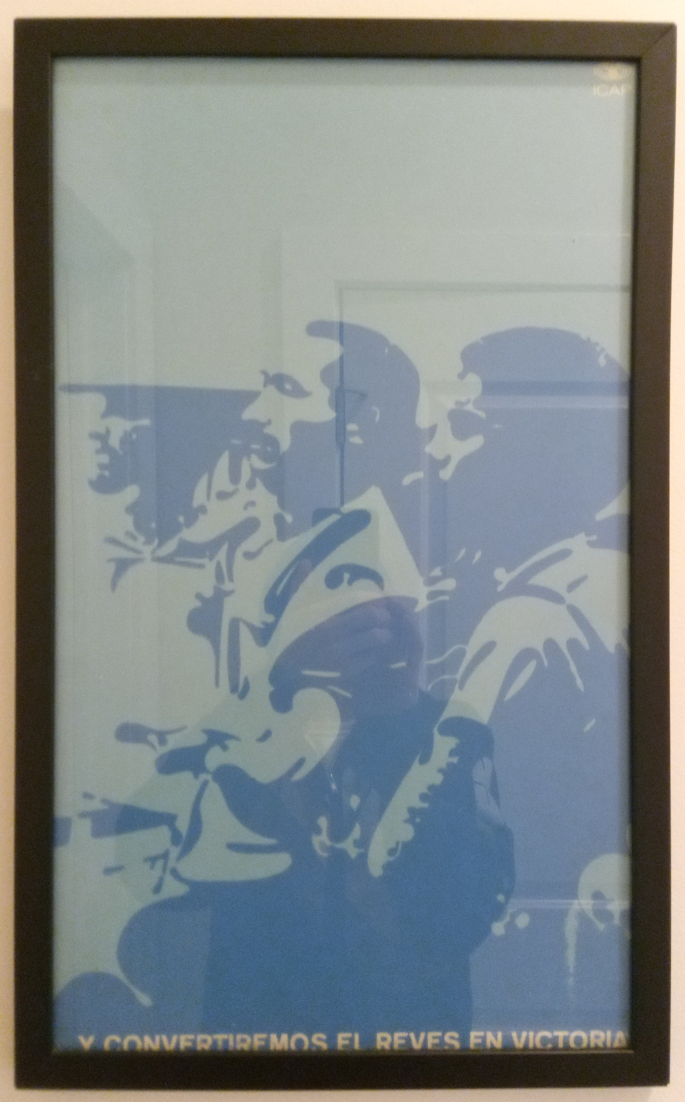 D'Autres Mains Empoigneront Les Armes - Other People Will Take Up Arms - Set of 6 Duotone prints.  14" x 23" Framed Communist era artwork, purchased in Cuba by Félix Juan Alberto Beltrán Concepción