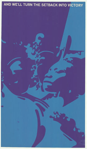 Shepard Fairey - Grace and Power Under Pressure - Blue - Tiger Screen Print xx/300 s/n
