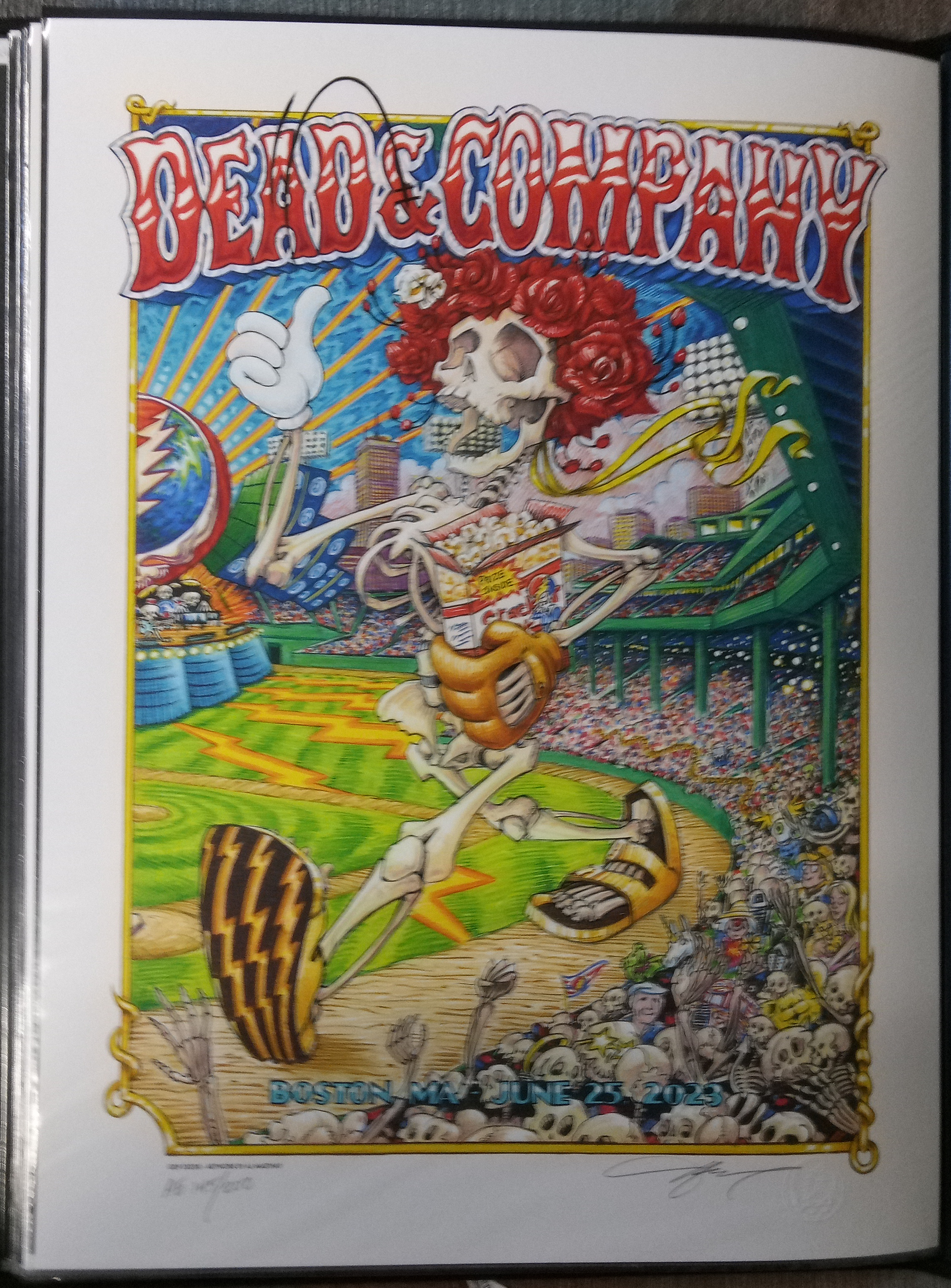 AJ Masthay 2023 "Dead & Company Fenway Night #1 & #2" Poster Set