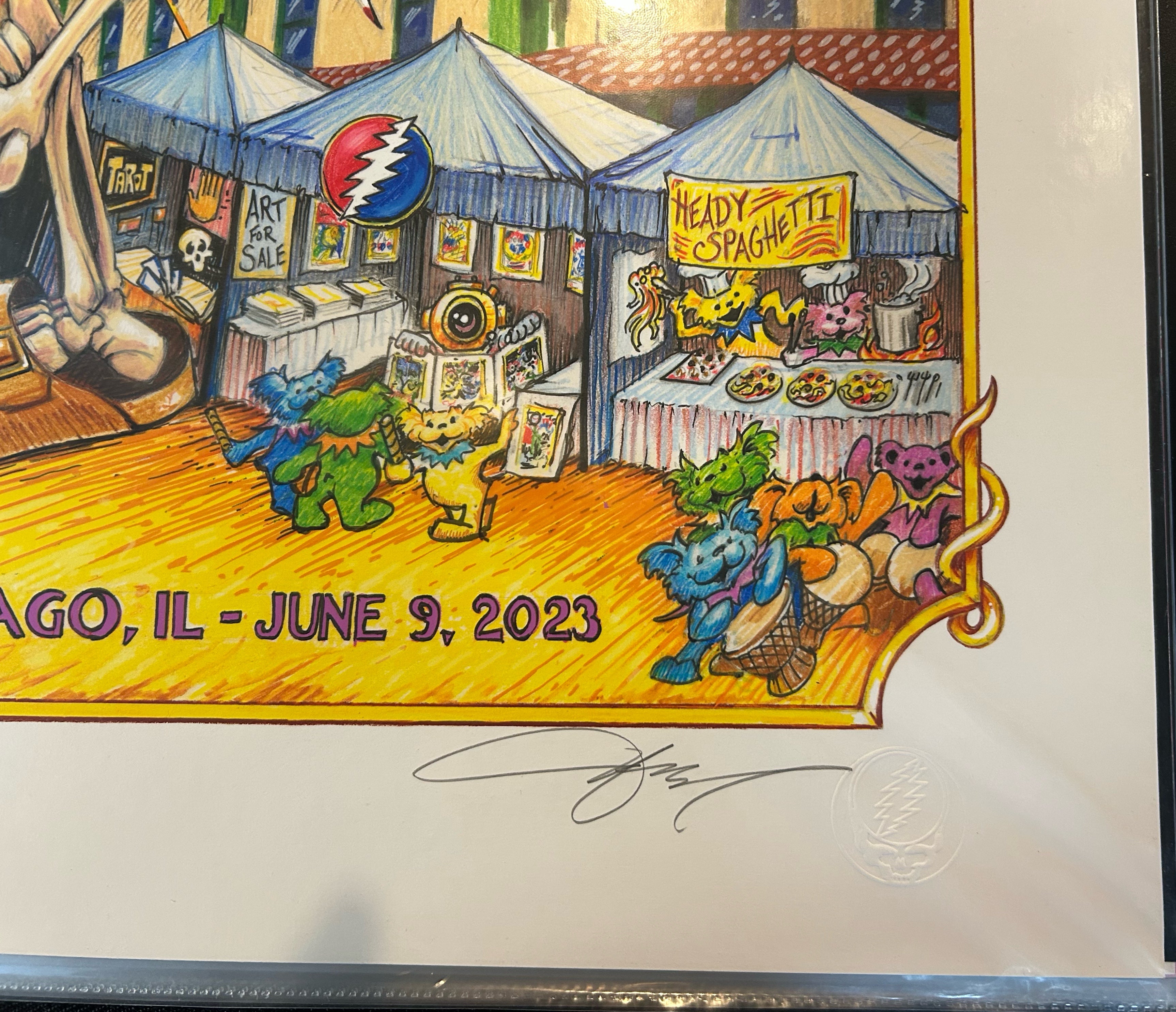 A.J. Masthay Dead & Company Wrigley Field 2023 Night #1 & #2 Set
