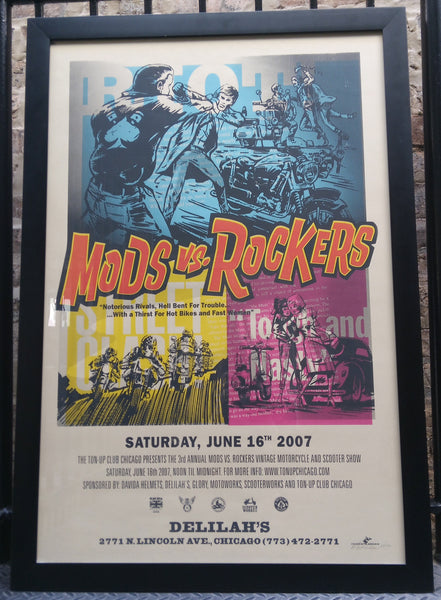 Martin Cimek Mods Vs. Rockers Delilah's Chicago 2007 S/N xx/100