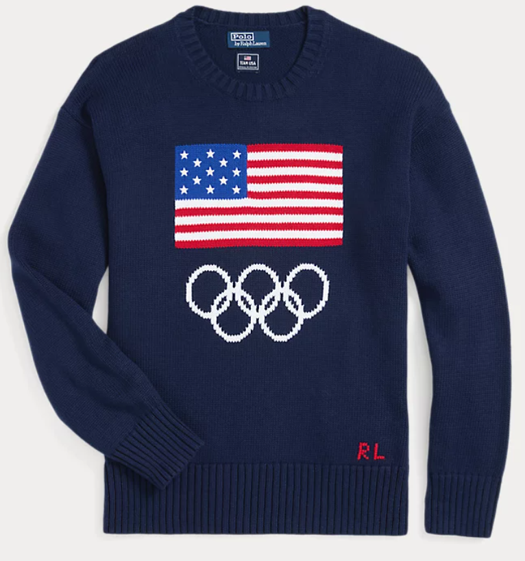 Team USA - 2024 Paris Olympics - Men's Team USA Flag Sweater - XL