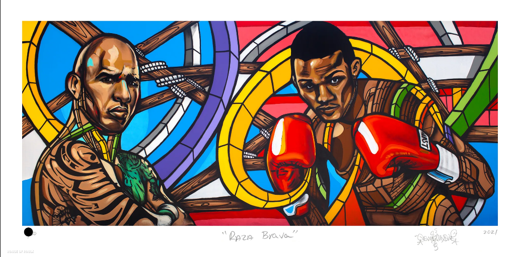 Don Rimx Raza Brava Miguel Cotto Felix Tito Trinidad Print Poster 2021