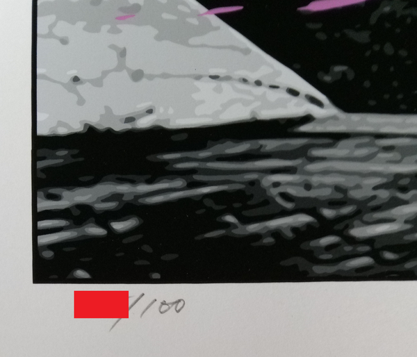 Roamcouch The Chase Screen Print xx/100 signed – Posterflip.com