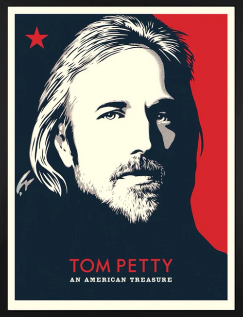 Shepard Fairey - Tom Petty - An American Treasure Screen Print -  2023 - #2