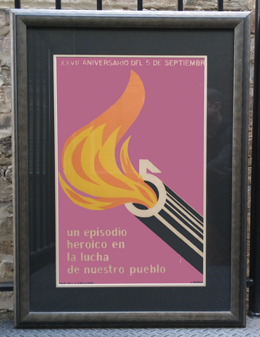 Communist Era Cuba Framed Posters Set of 6 Felix Beltran