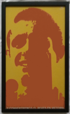 "D'Autres Mains Empoigneront Les Armes" Che Guevara, Felix Beltran Cuba Poster Framed Print