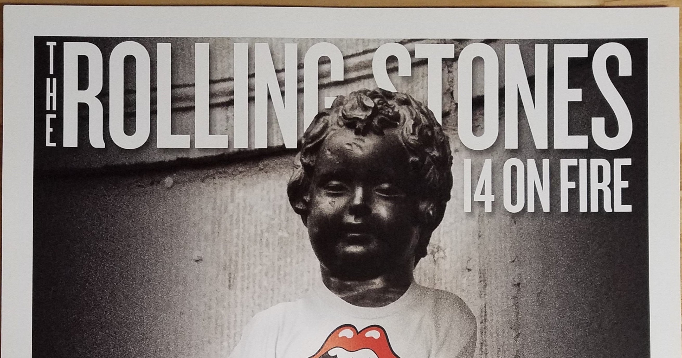 Title: Rolling Stones   Edition:  xx/500  Type: Lithograph   Size: 17" x 23"  Location: Werther   Venue: TW Classic Festival   Notes:  1st edition, official poster hand numbered and embossed  Official poster, Europe 14 On Fire Tour original from the show!