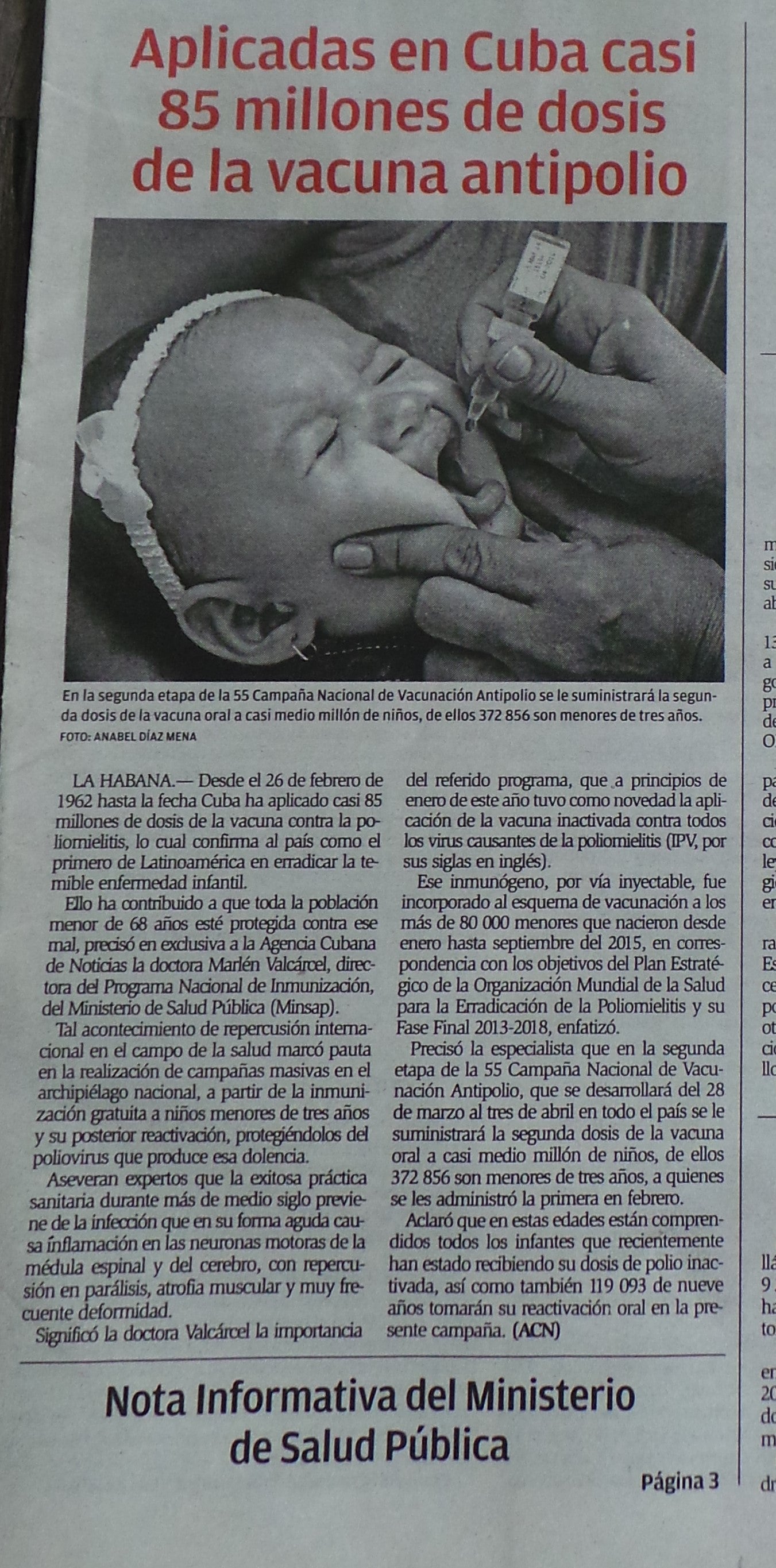 Notes:  March 26, 2016 issue of Granma, the official newspaper of the Central Committee of the Cuban Communist Party, featuring an article on The Rolling Stones' historic free concert in Cuba.   Purchased in Cuba, a unique piece of memorabilia for any Stones fan!   Newspaper is in good condition.  Due to the nature of print media, the quality of the printed text and photos varies from page-to-page.  Please refer to photos for example.