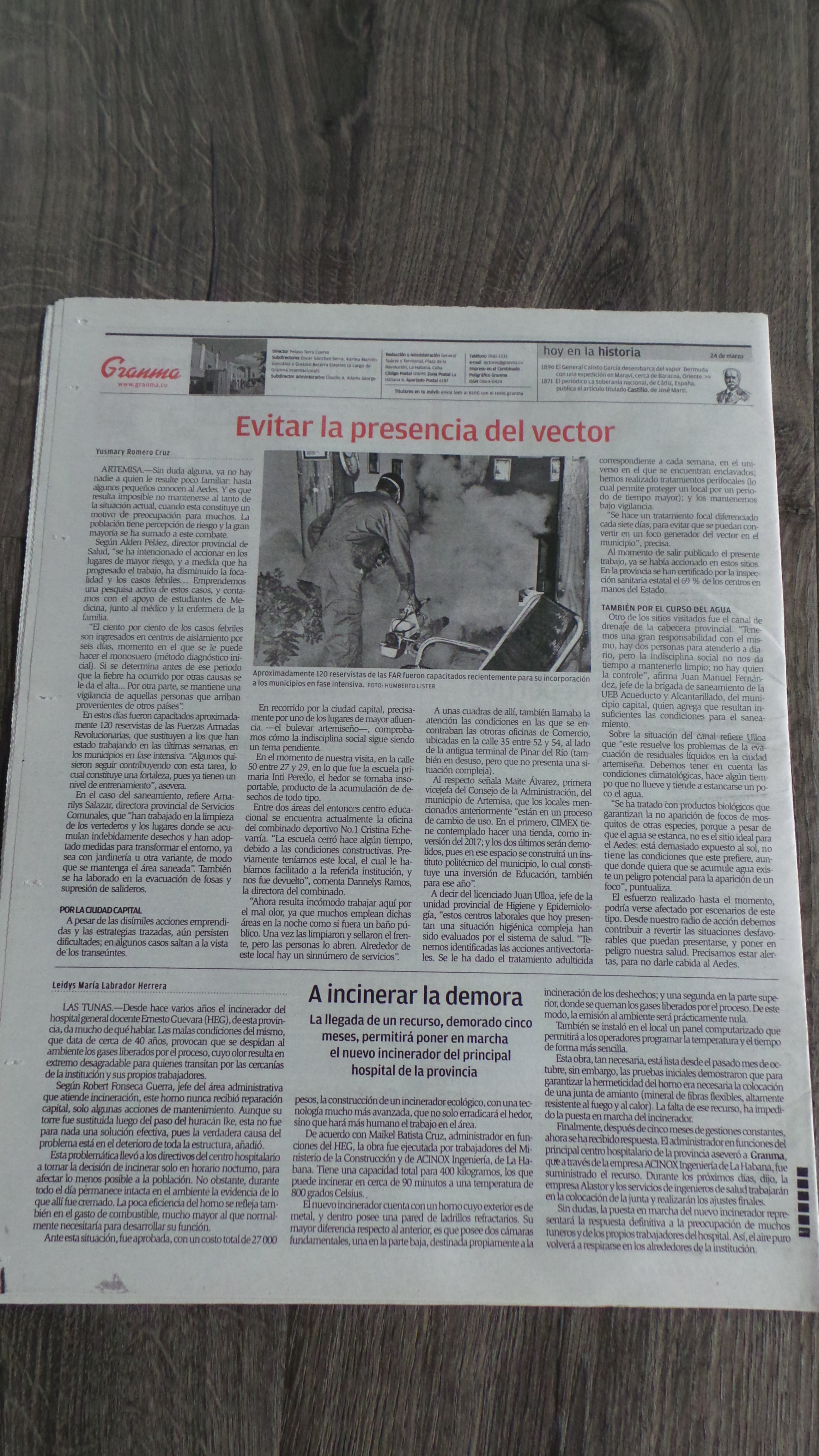 Notes:  March 26, 2016 issue of Granma, the official newspaper of the Central Committee of the Cuban Communist Party, featuring an article on The Rolling Stones' historic free concert in Cuba.   Purchased in Cuba, a unique piece of memorabilia for any Stones fan!   Newspaper is in good condition.  Due to the nature of print media, the quality of the printed text and photos varies from page-to-page.  Please refer to photos for example.