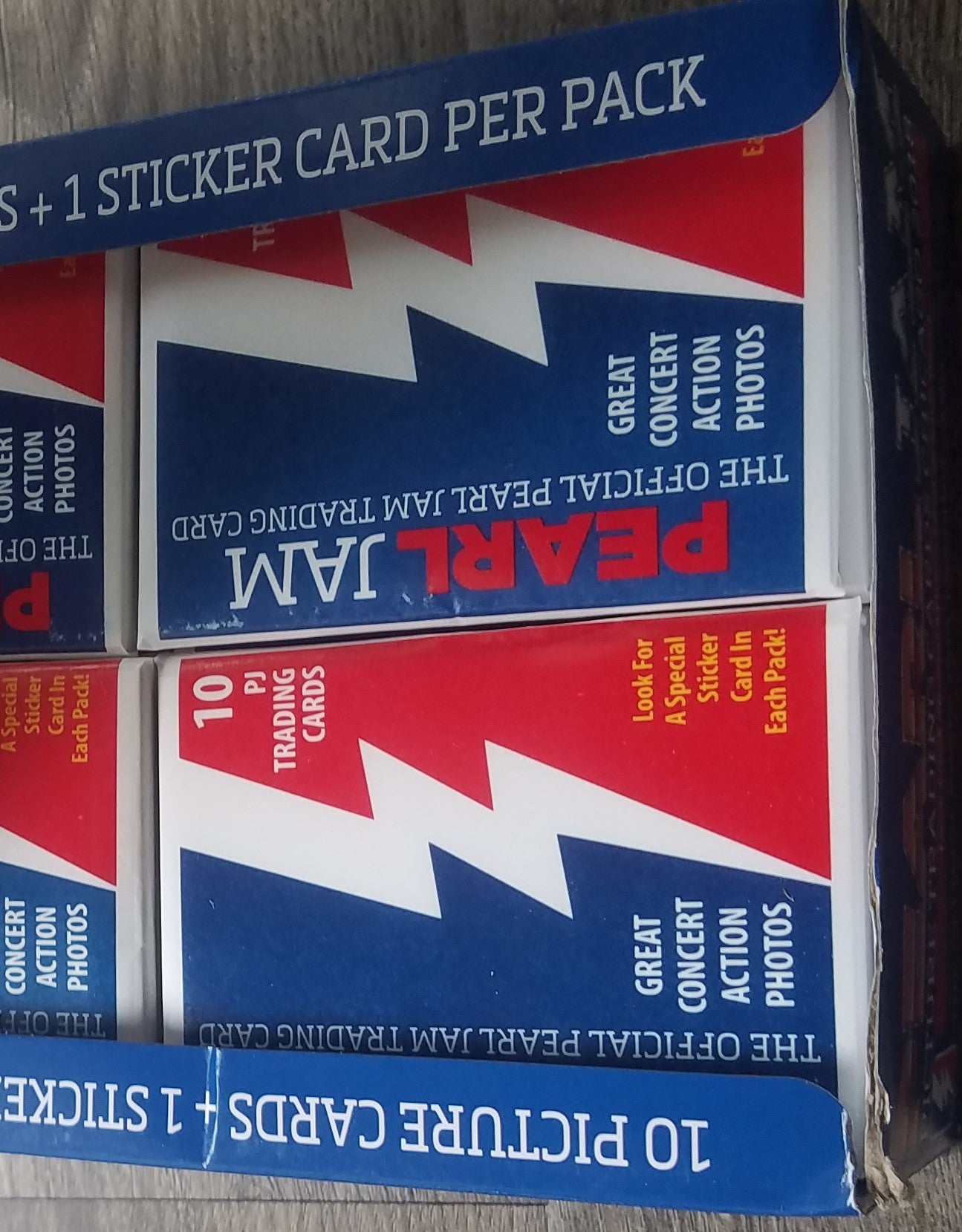 NOTES:  Purchased at the Merch Stand outside of Wrigley Field on the first day available - Thursday, August 16.   FULL BOX of 48 UNOPENED packs of Pearl Jam Picture Trading Cards for the Chicago shows in 2018.  Box is IN HAND AND SHIPS TODAY