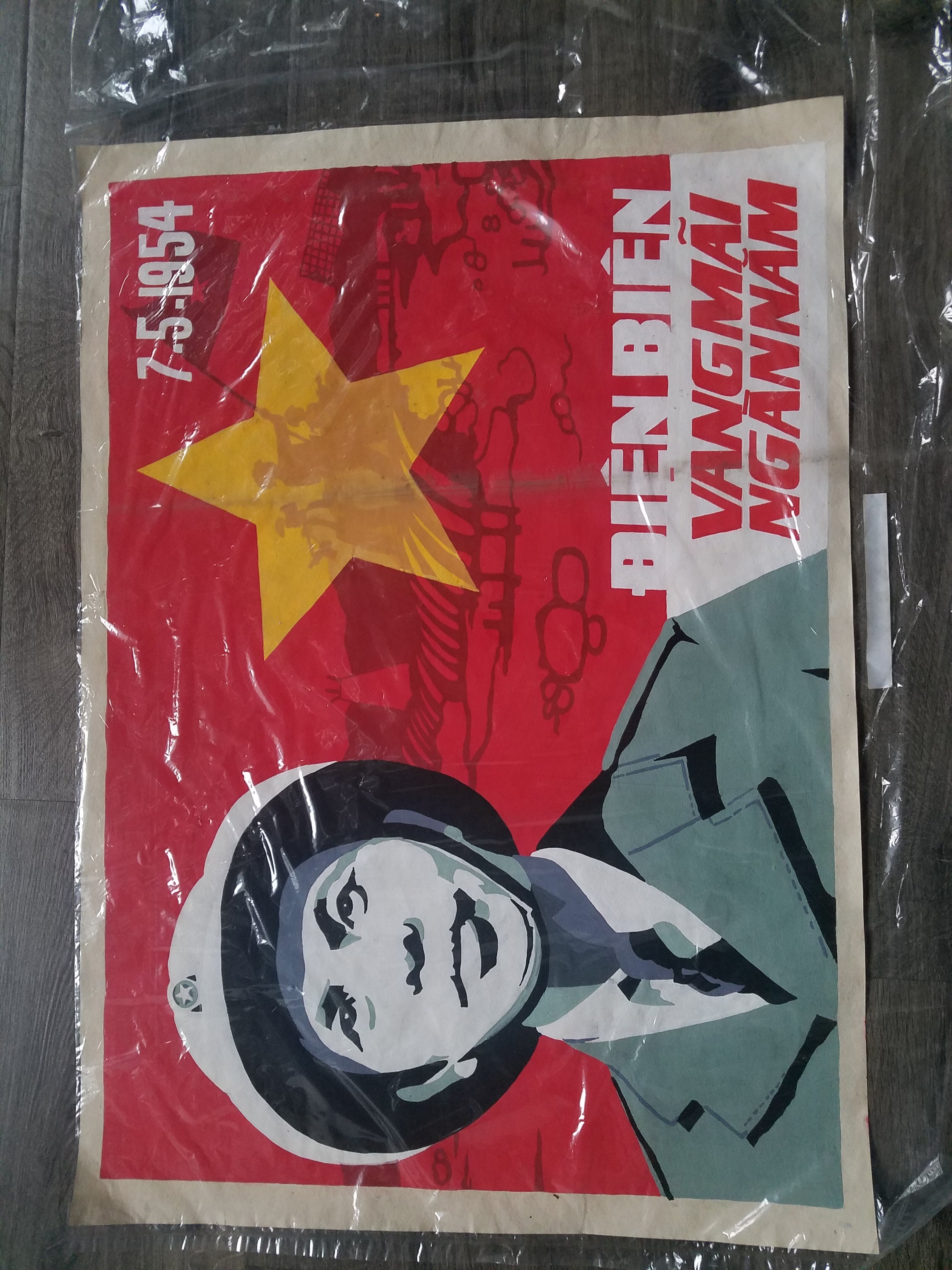 Vietnam Poster Everlasting Glorious Dien Bien Ho Chi Minh