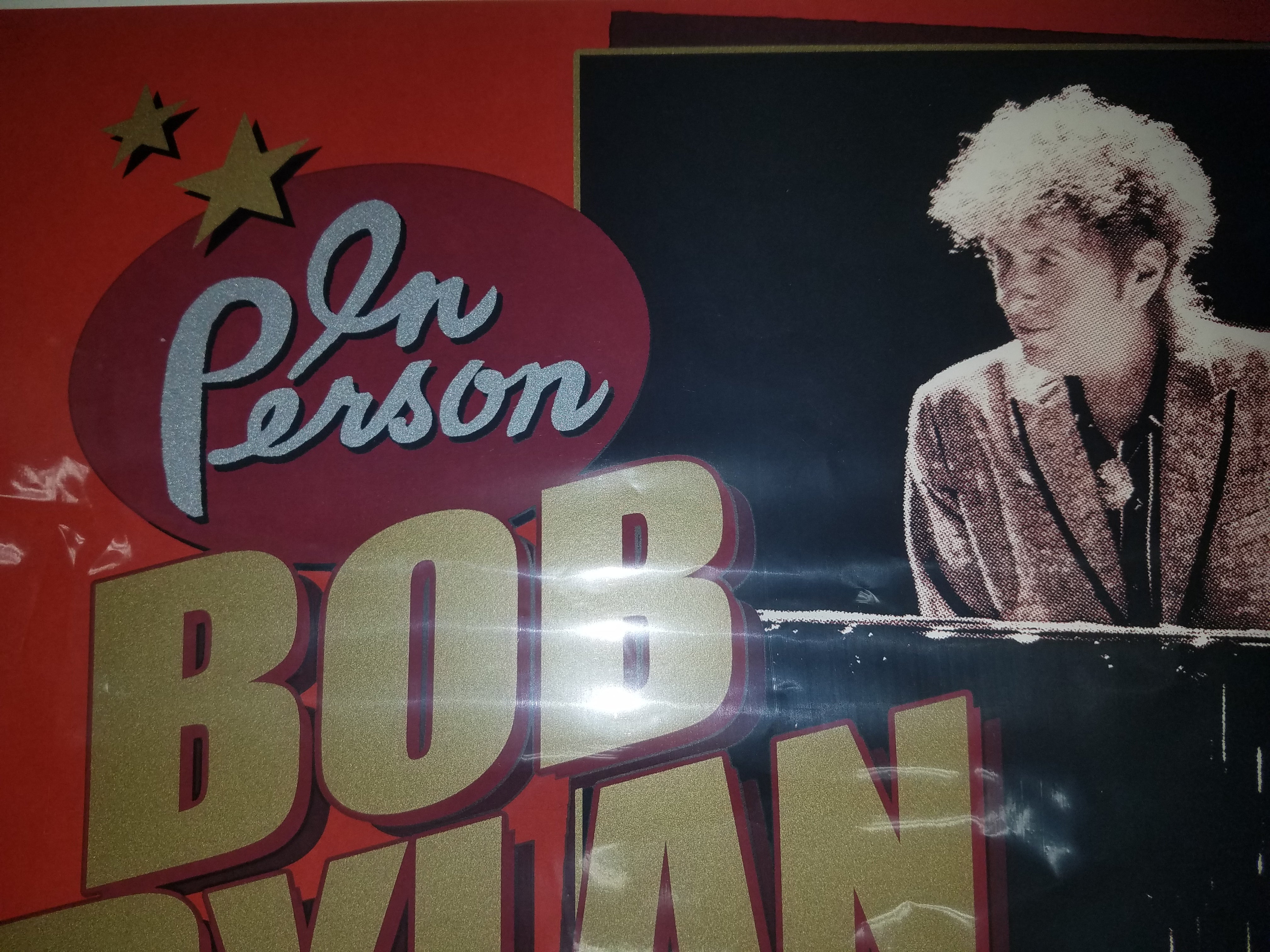 Bob Dylan, UIC Chicago 10/30/2019.  Sold Out and hand numbered in gold ink, Purchased in person at the show. In very good condition. In house ready to ship.