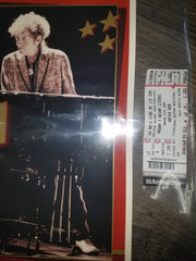 Bob Dylan, UIC Chicago 10/30/2019.  Sold Out and hand numbered in gold ink, Purchased in person at the show. In very good condition. In house ready to ship.