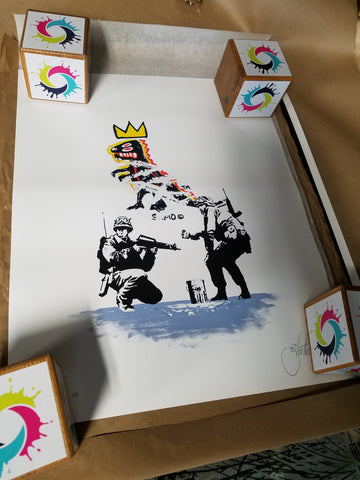 Shepard Fairey with Kai & Sunny - Obey K+S Flower Diamond Screen Print - xx/450