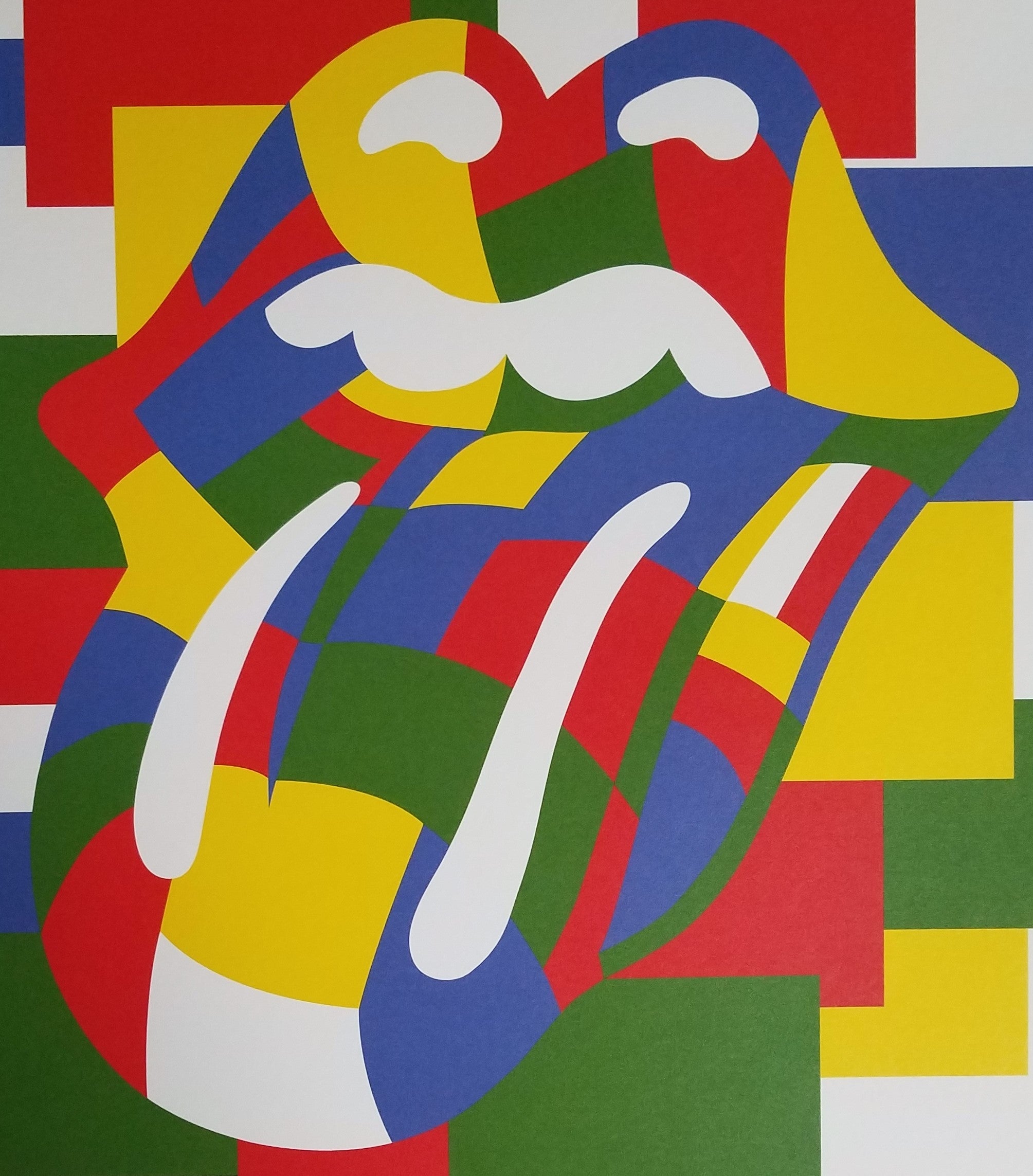 Title: Rolling Stones   Edition: 1st edition, official poster hand numbered and embossed.  Type: Lithograph.  Edition:  xx/500  Size: 17" x 23"  Location: Zurich, Switzerland   Venue: Letzigrund Stadium   Notes: Official poster, Europe 14 On Fire Tour original from the show!