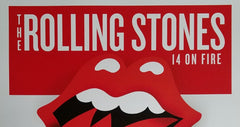 Title: Rolling Stones - 2014 OFFICIAL POSTER LANDGRAAF, NETHERLANDS #1  Poster artist:   Edition:  Lithograph  Type: Limited edition lithograph   Size: 17" x 23"  Location:  Landgraaf, Netherlands   Venue: Pinkpop Festival   Notes:   1st edition, official poster hand numbered and embossed.  Official poster, Europe 14 On Fire Tour original from the show!