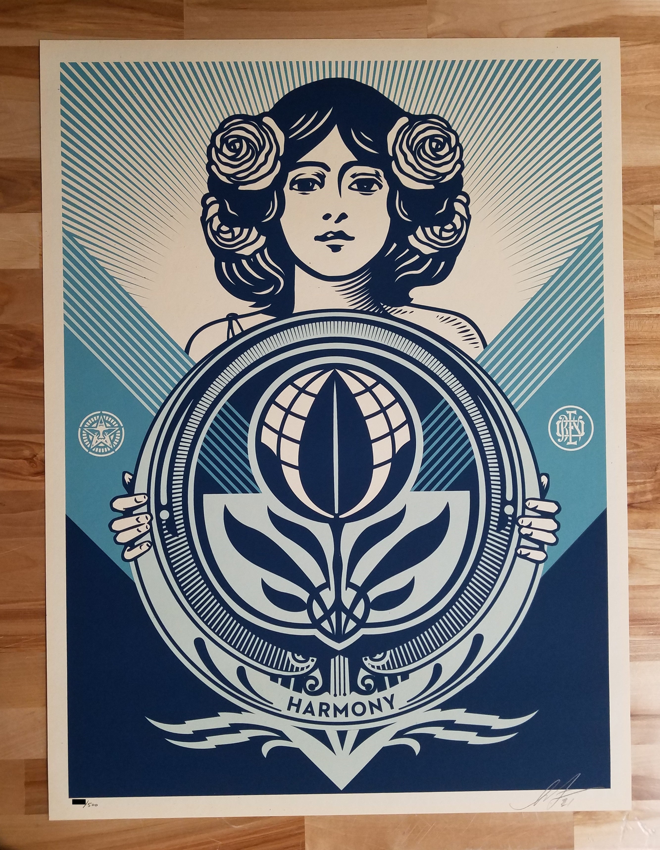 Protect Biodiversity - Cultivate Harmony Obey Giant Poster 2021 by Shepard Faire