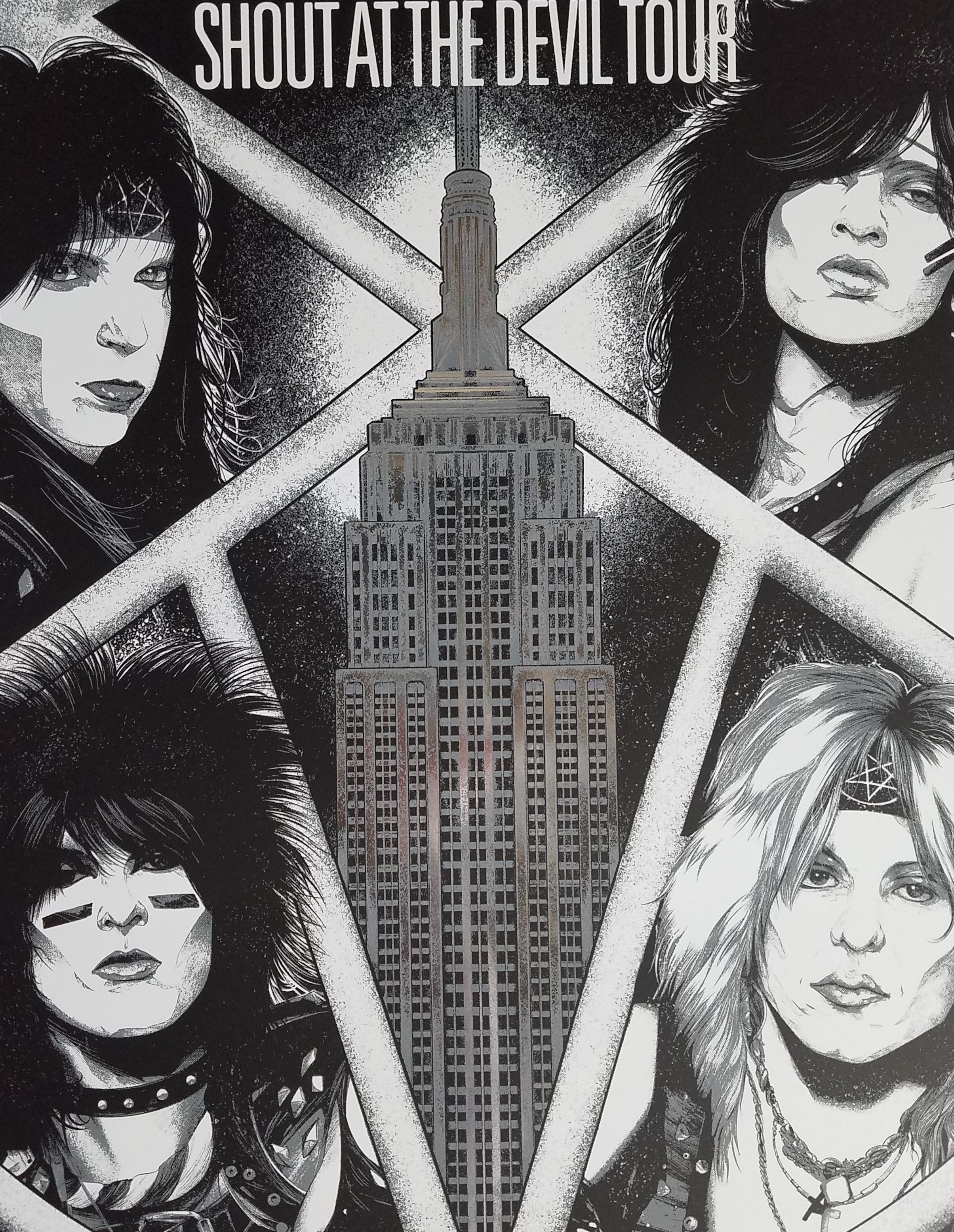 Wildner Lima MÖTLEY CRÜE NEW YORK CITY 1983 Foil Variant Edition