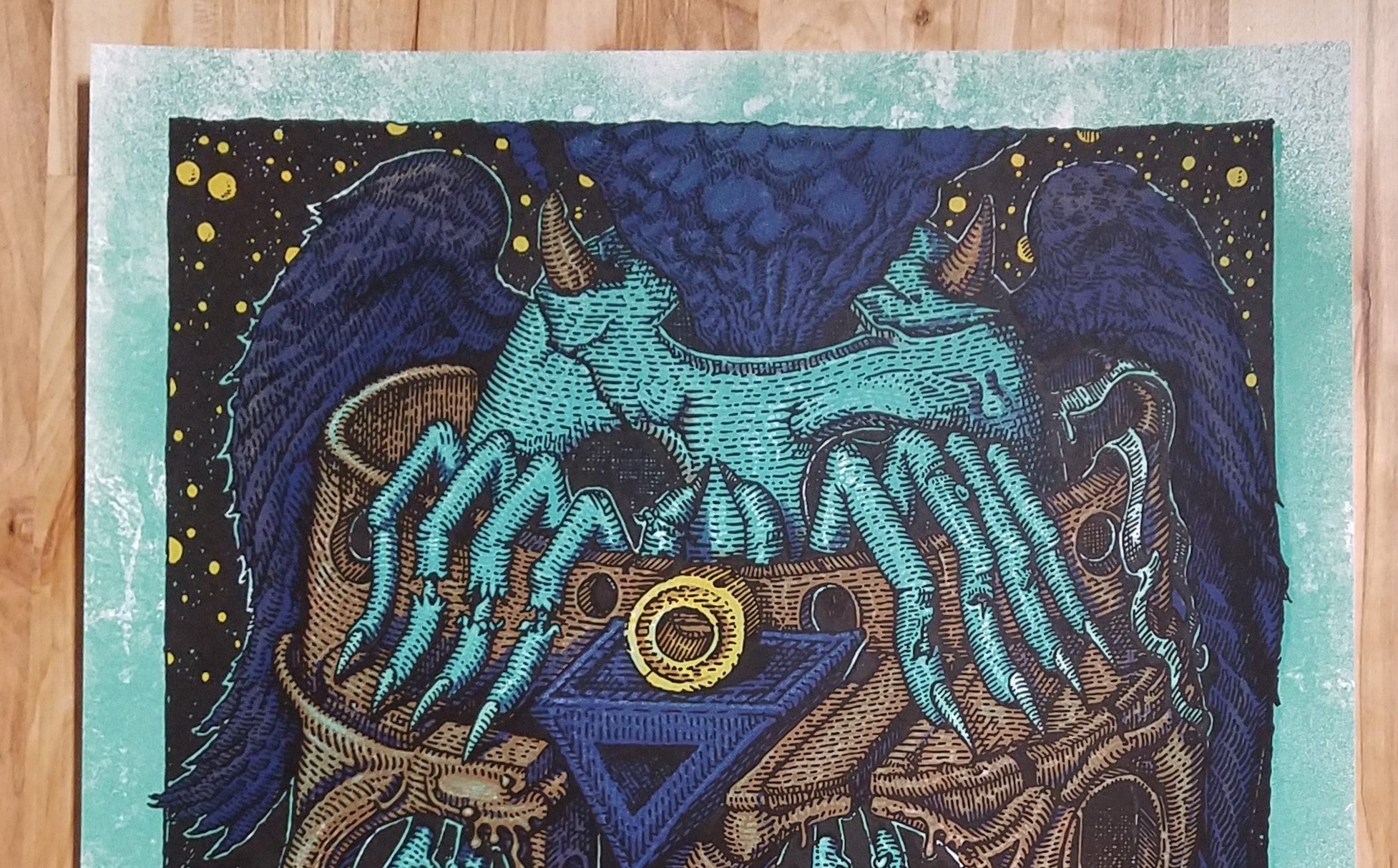 Title: Primus - 2019 - Raleigh, NC  Artist: David Welker  Edition:  xx/50  Type: 6-color screen print  Size: 15" x 21"  Location: Raleigh, NC  Notes: Print is stored flat in very good condition.  Signed and hand-numbered edition of 50 total.  Check out our other listings for more hard to find and out of print posters  In house and ready to ship!