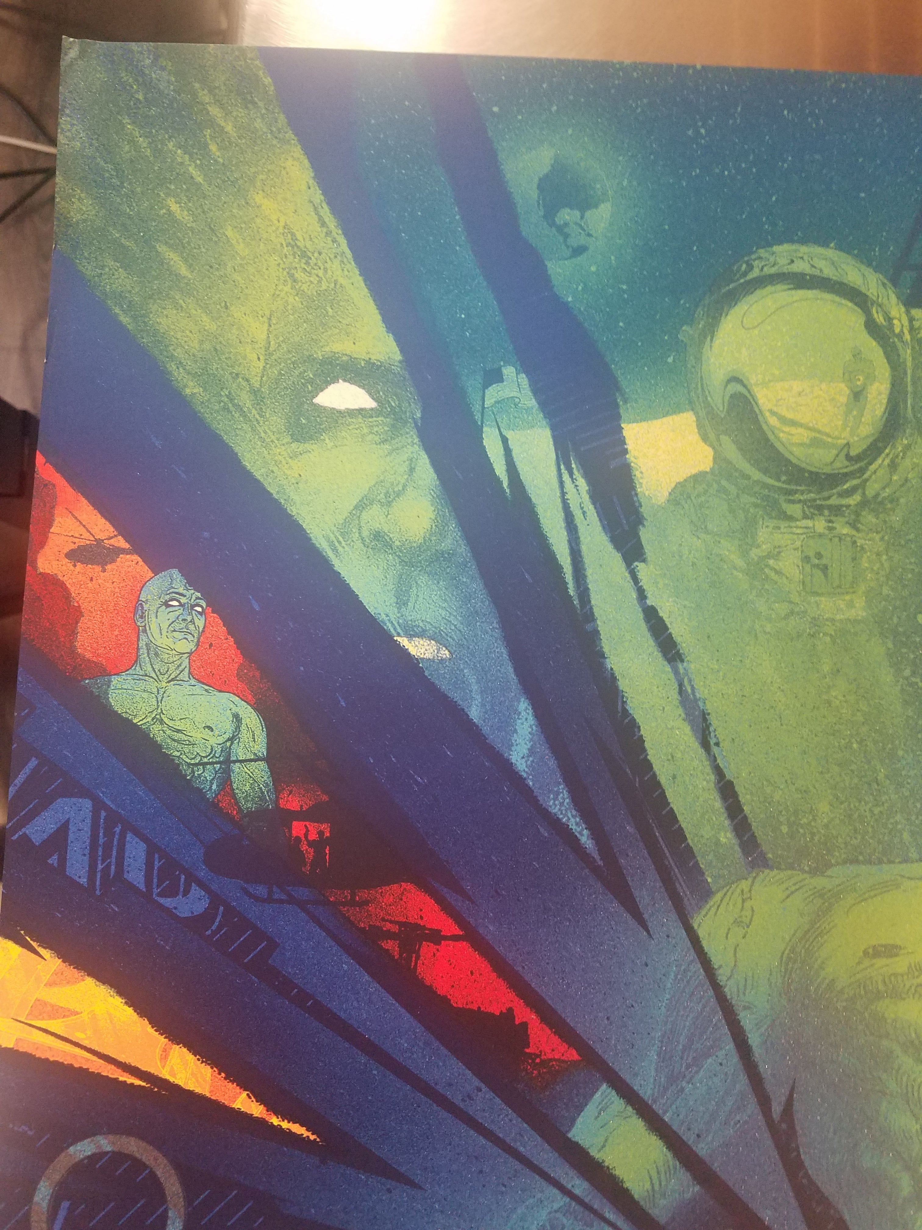 Kevin Tong Screenprint Watchmen x/125, S/N'd 2013