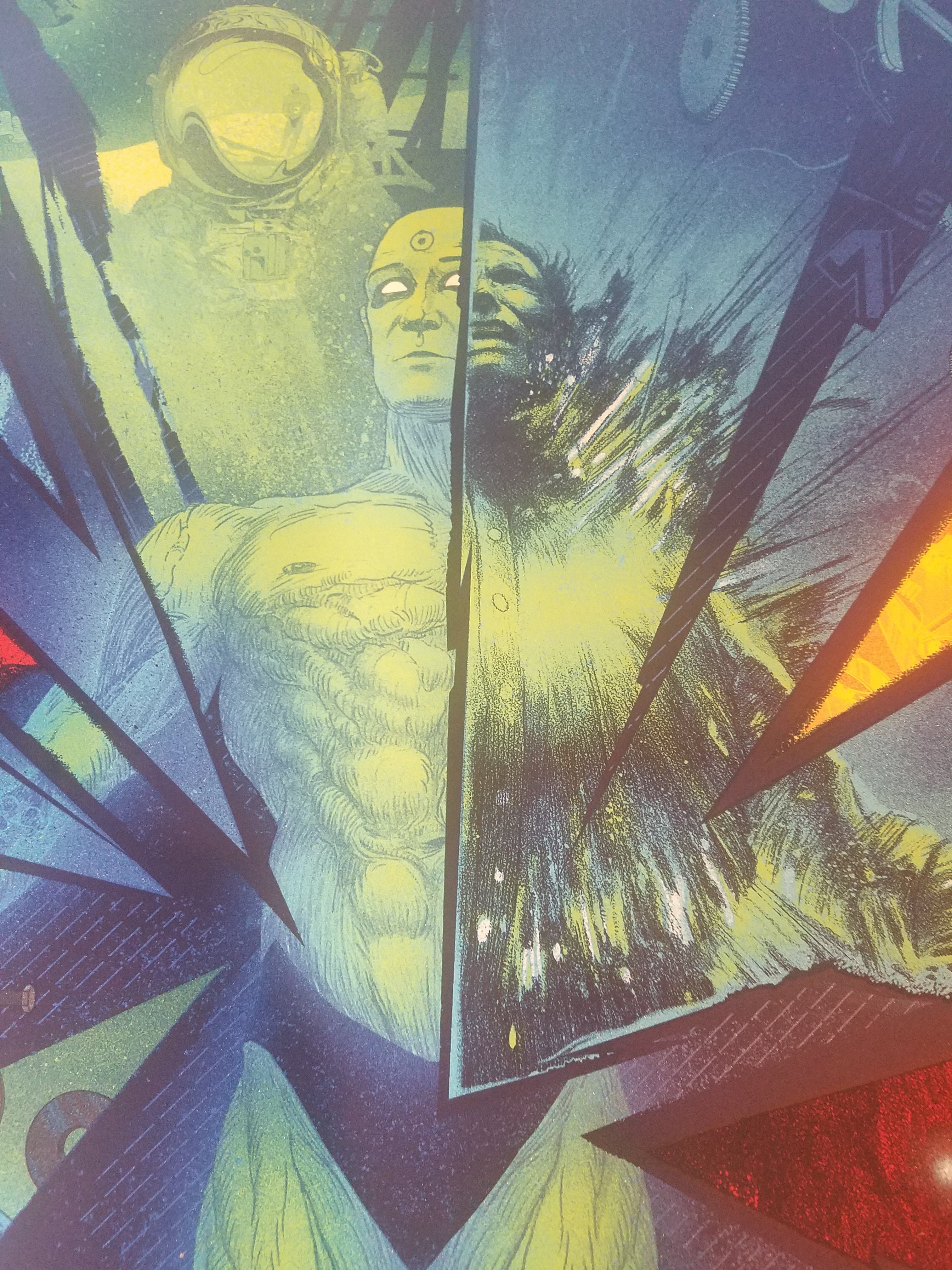 Kevin Tong Screenprint Watchmen x/125, S/N'd 2013