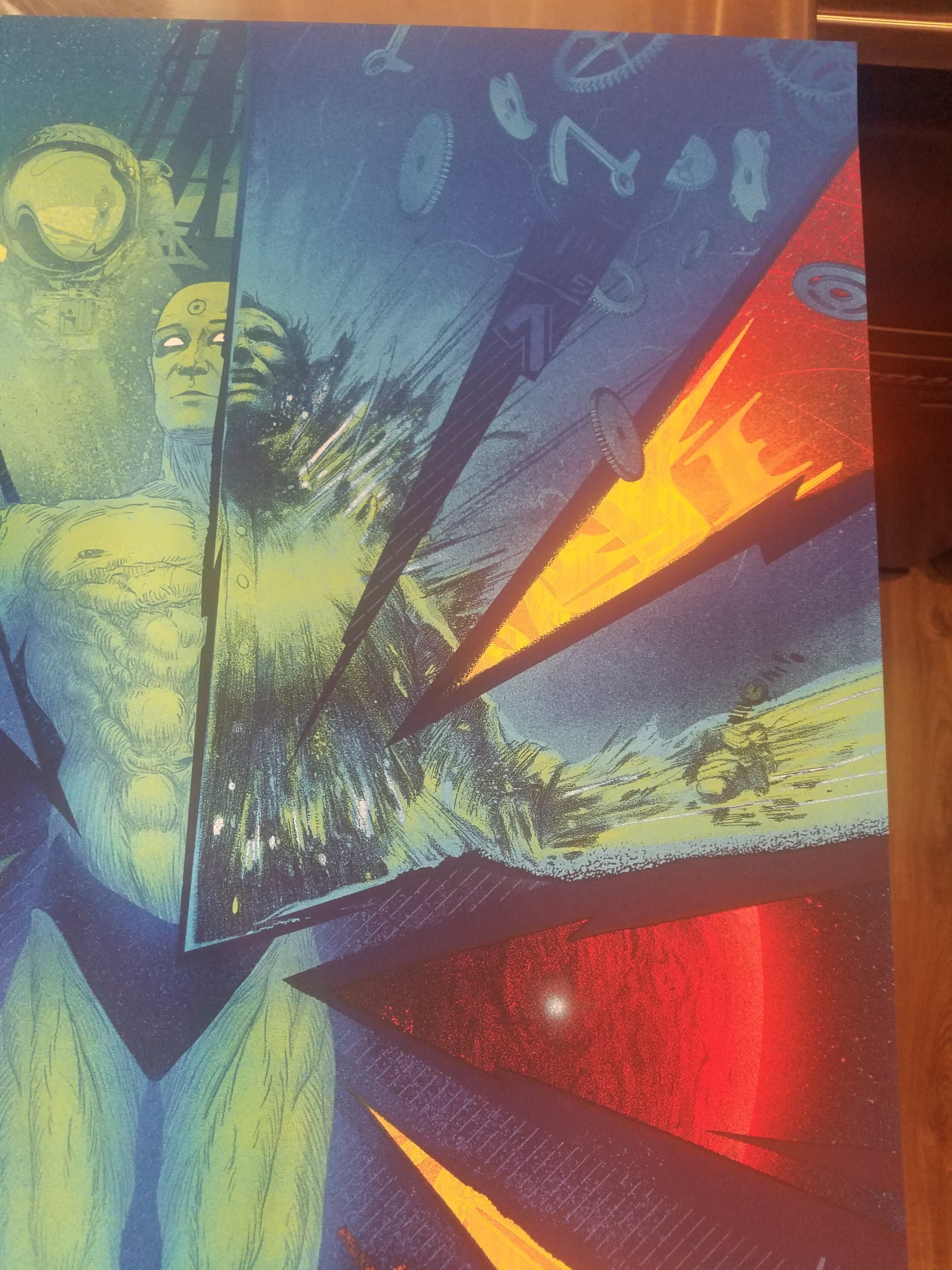 Kevin Tong Screenprint Watchmen x/125, S/N'd 2013