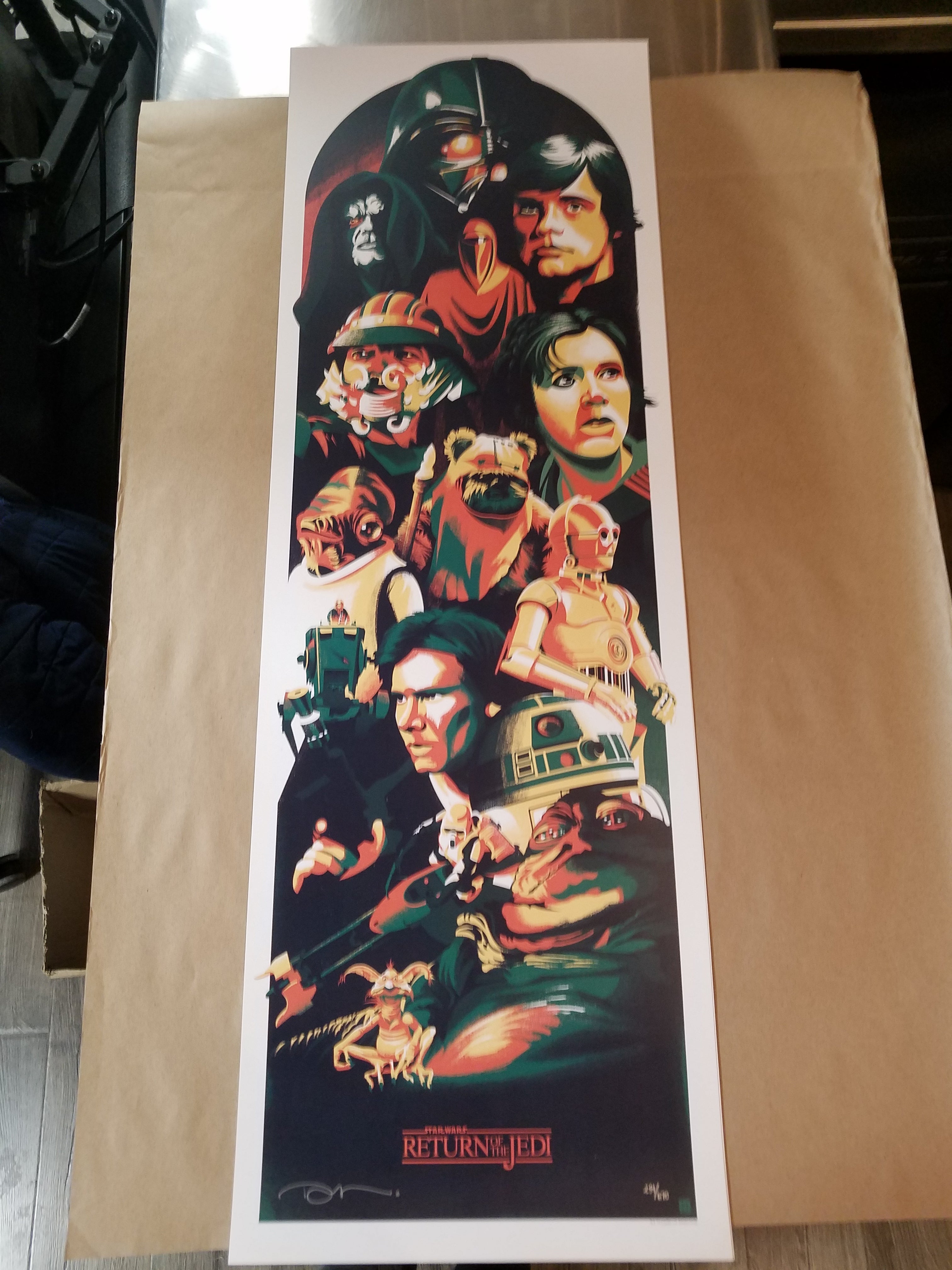 Star Wars Trilogy Set.  SIGNED and hand-numbered lithograph edition of 670.