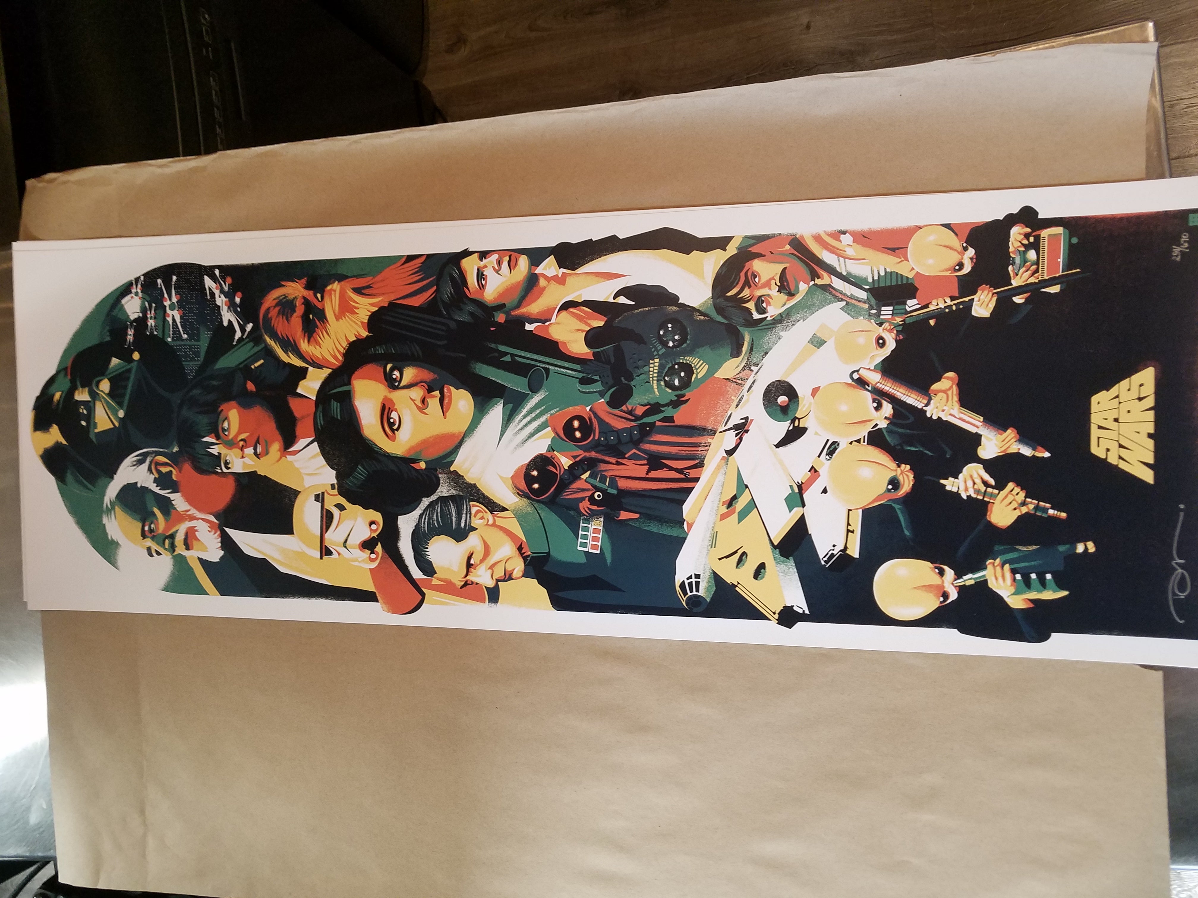 Star Wars Trilogy Set.  SIGNED and hand-numbered lithograph edition of 670.