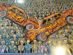 Title:  Cal Jam by Emek Poster - October 7th, 2017  Artist:  Emek  Edition:  xx/111 s/n  Type: Doodled Silkscreen print on Pearl Paper  Size: 24" x 18"  Location:  San Bernadino, CA  Venue:  Glen Helen Regional Park  Notes:  In hand ready to ship.    October 7th, 2017 Limited Edition Screen printed Poster of 111, signed and numbered by the artist  Check out our other listings for more hard-to-find and out-of-print posters.