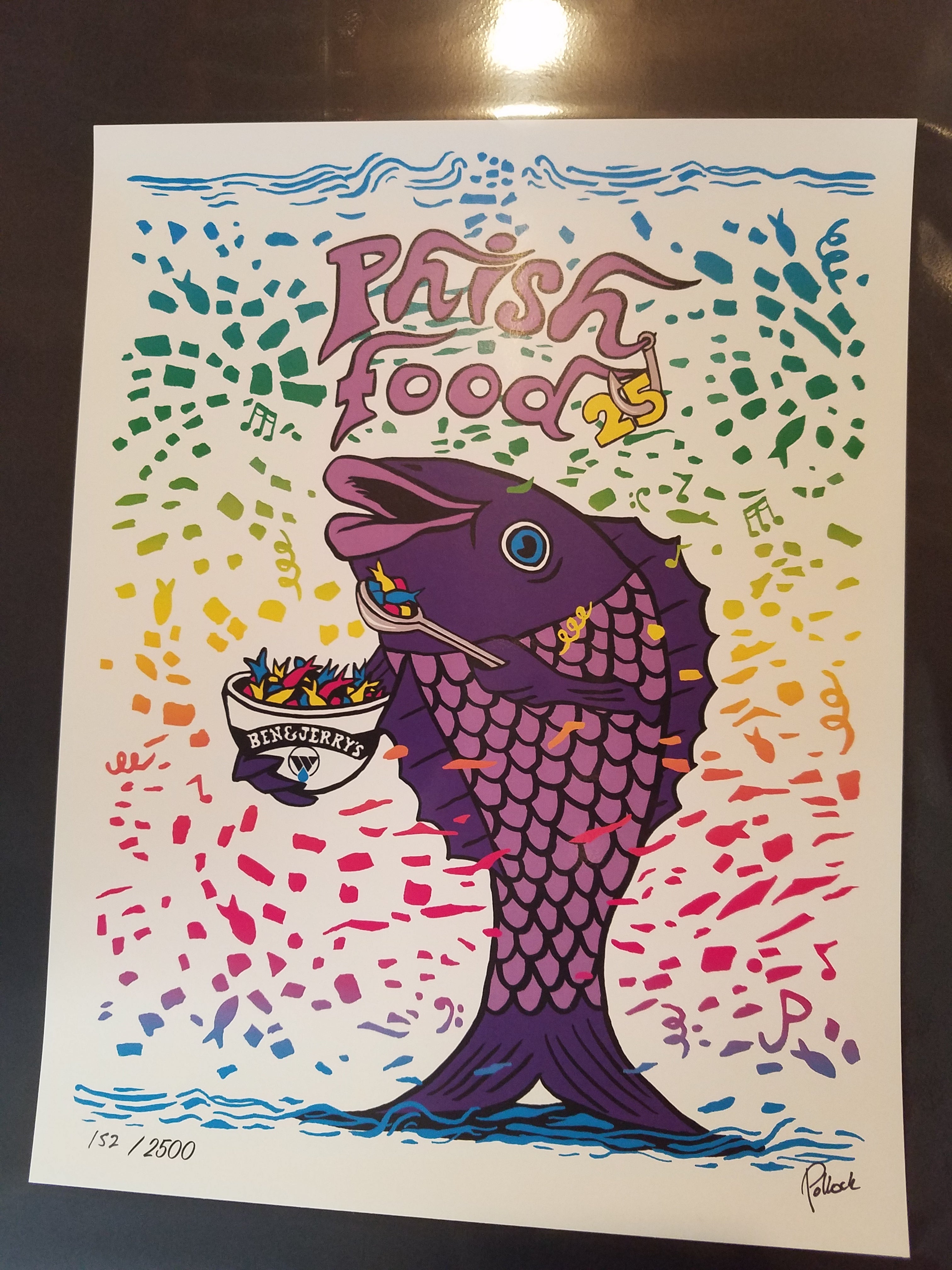 Jim Pollock 2022 "Phish Food" Charity Print Set