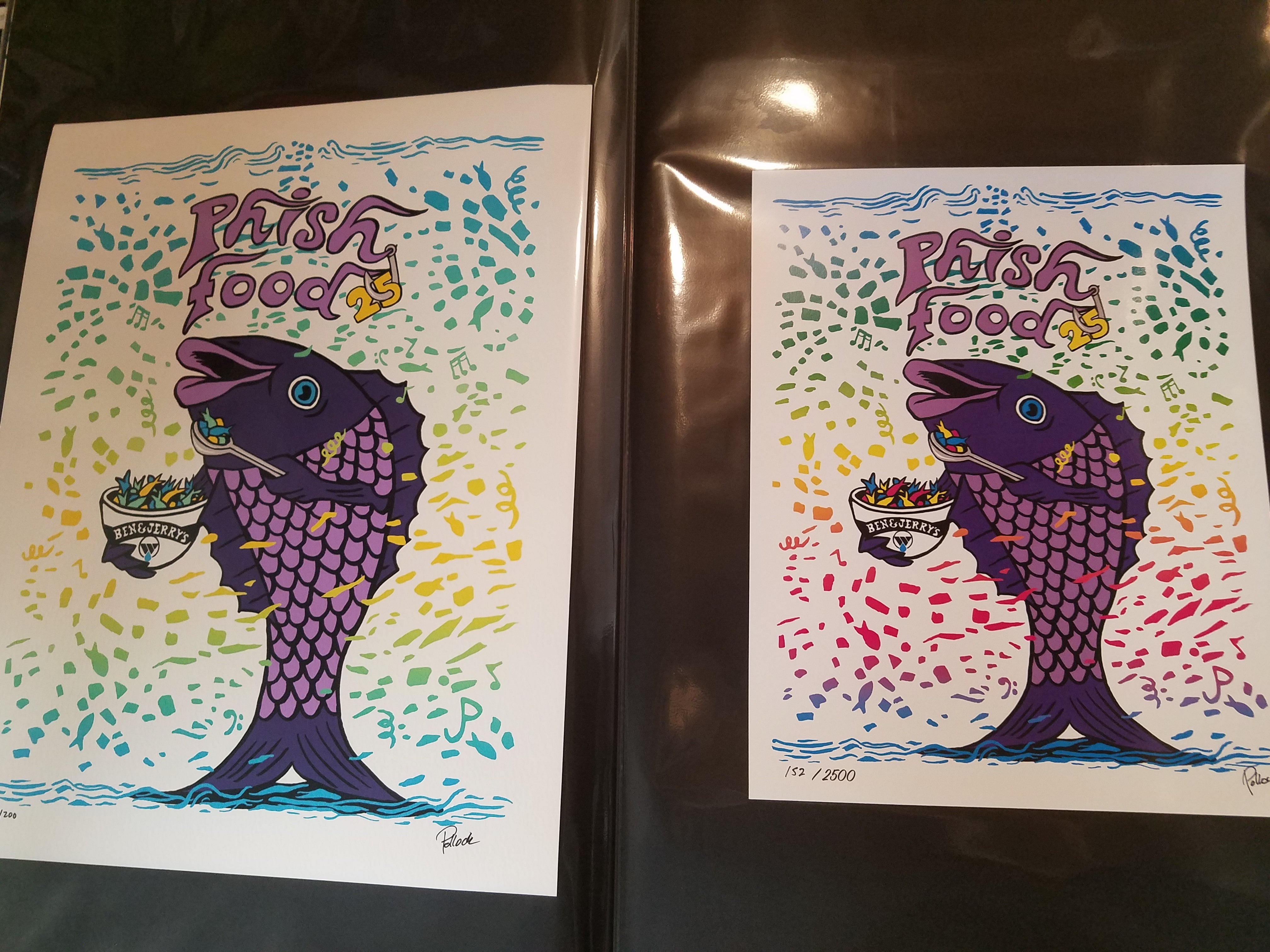 Jim Pollock 2022 "Phish Food" Charity Print Set