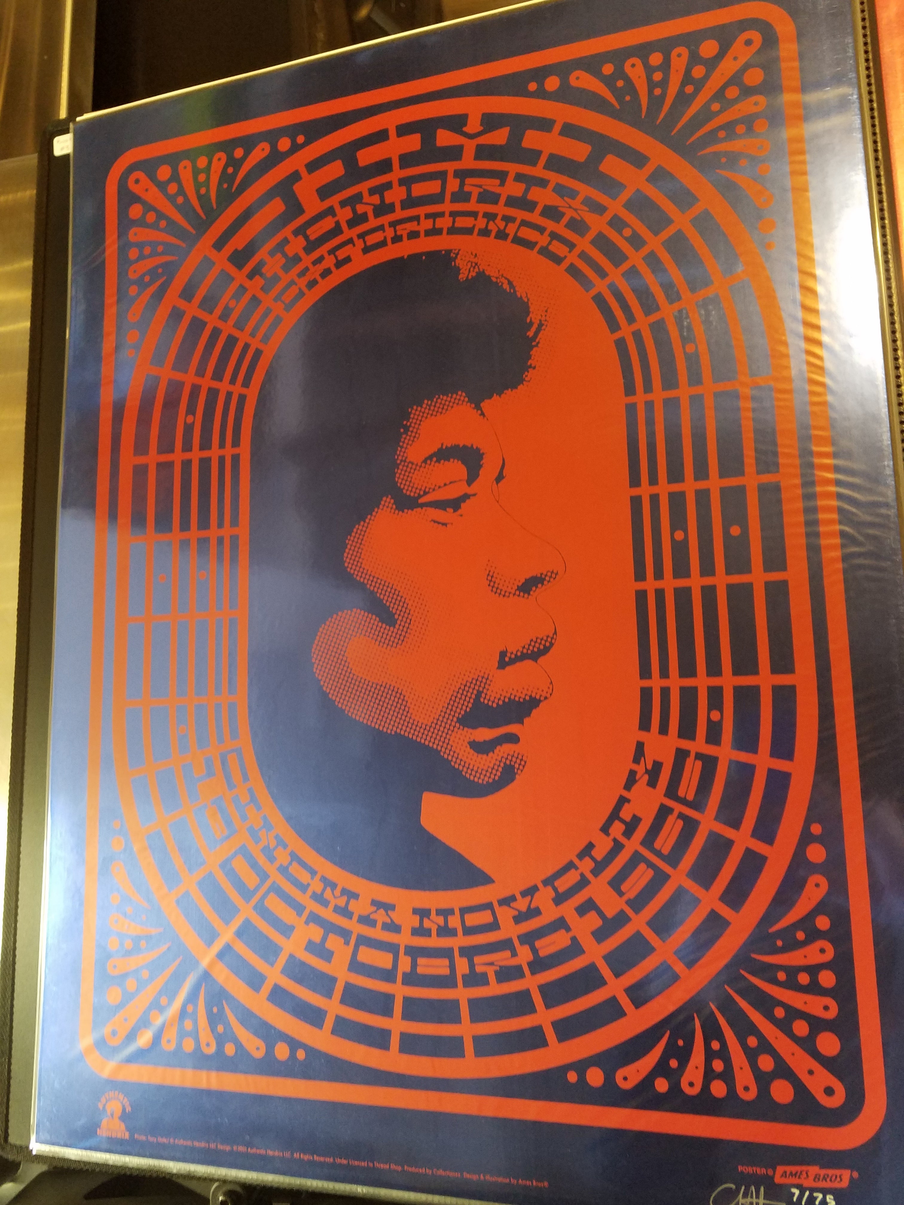 Ames Bros - Jimi Hendrix Experience 55th Anniversary Blue Foil Edition - 2022