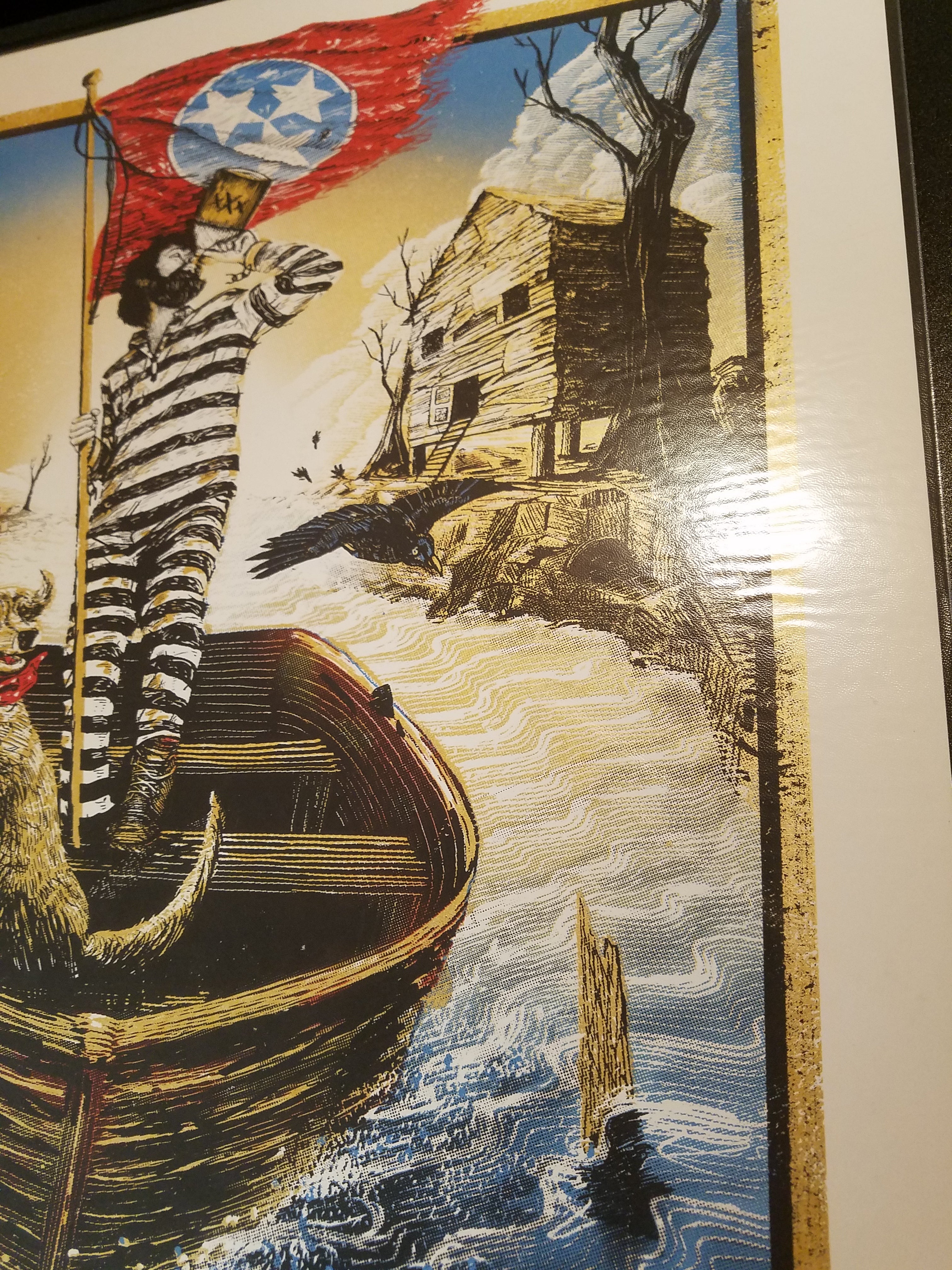 Title: 2014 - Old Crow Medicine Show Poster artist: Zeb Love Edition: xx/20 Type: Screen Print Size: 18" x 24" Location: Various Venue: Various Notes: Unsigned, hand numbered.  Check out our other listings for more hard-to-find and out-of-print posters.