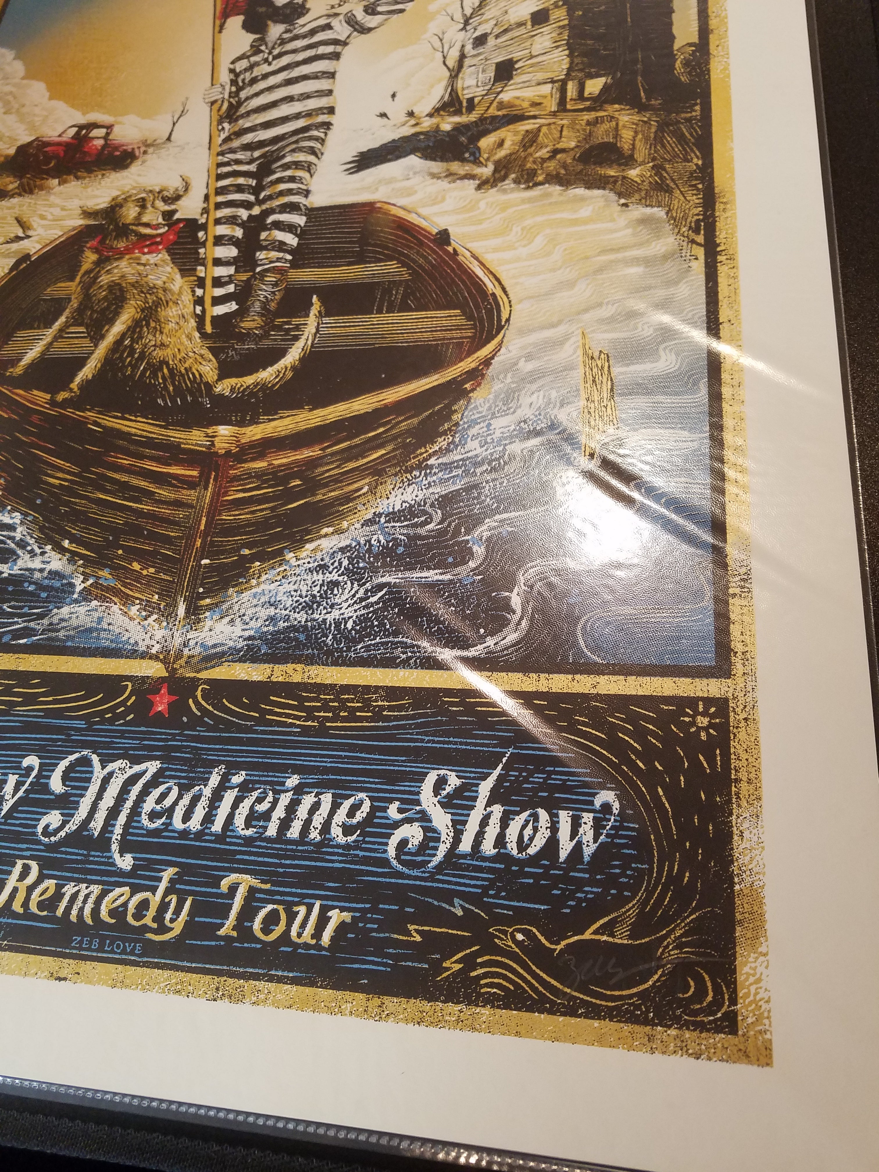 Title: 2014 - Old Crow Medicine Show Poster artist: Zeb Love Edition: xx/20 Type: Screen Print Size: 18" x 24" Location: Various Venue: Various Notes: Unsigned, hand numbered.  Check out our other listings for more hard-to-find and out-of-print posters.