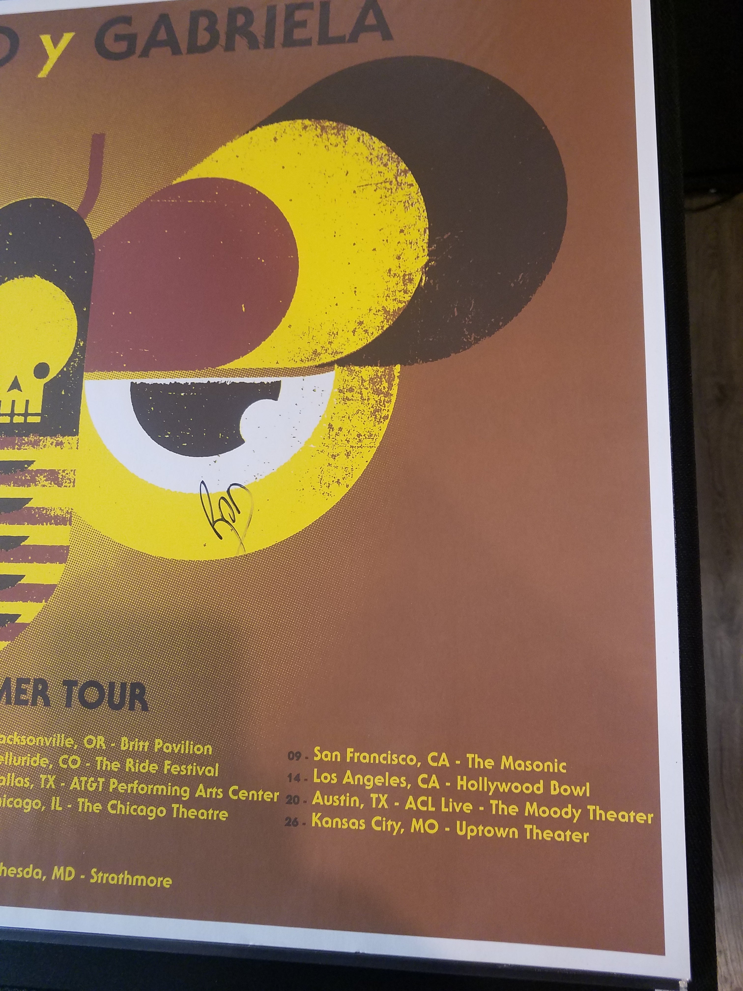 Title: Rodrigo Y Gabriela Summer 2013 Type: Silk Screen Size: 24" x 18" Location: Various Venue: Various Notes:  Check out our other listings for more hard-to-find and out-of-print posters.