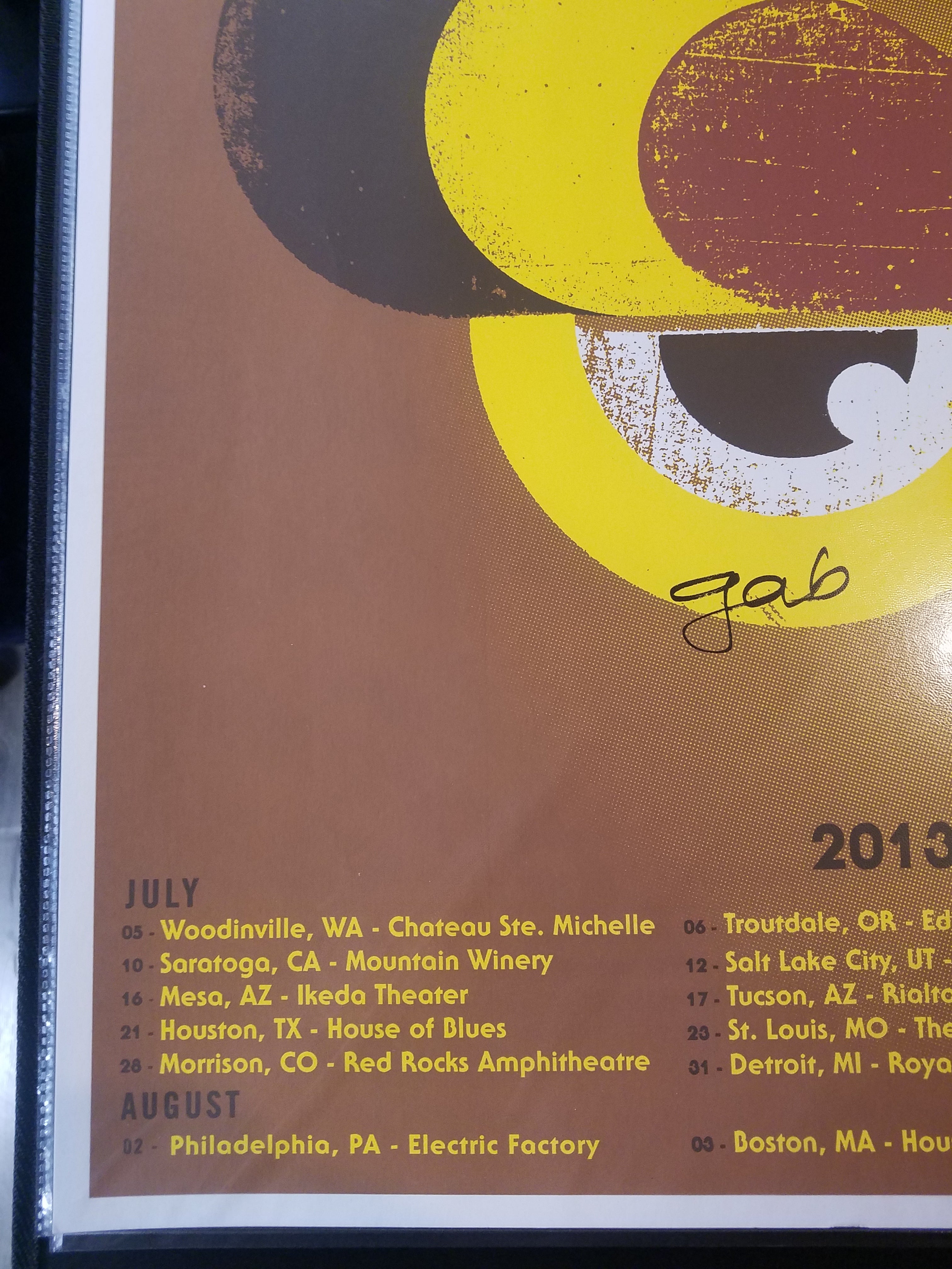 Title: Rodrigo Y Gabriela Summer 2013 Type: Silk Screen Size: 24" x 18" Location: Various Venue: Various Notes:  Check out our other listings for more hard-to-find and out-of-print posters.