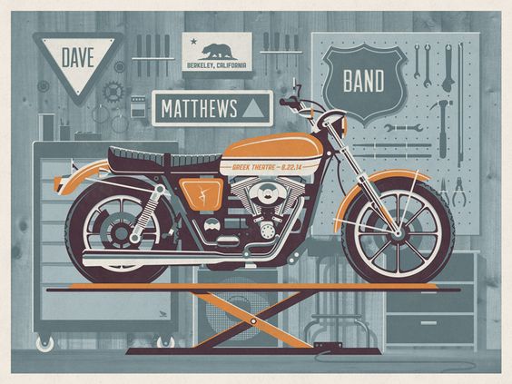 Dave Matthews Band Berkeley CA 2014 DKNG xx/60 S/N'd DKNG