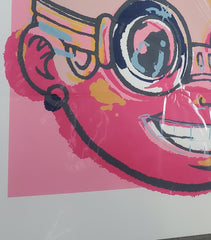 Title: LILAC PINK  Artist: HEBRU BRANTLEY  Edition:  xx/15  Type: Screen print poster  Size: 28" x 24"  Notes:  ROMAN NUMERAL Edition of 15, signed and roman numeral  SOLD AT STORE ONLY DAY OF.