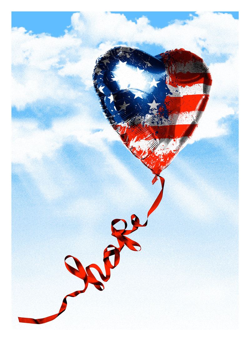 Mr. Brainwash HOPE screenprint 2020
