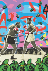 The Greatest of All Time Muhammed Ali - Alec Monopoly Brand Poster 2022