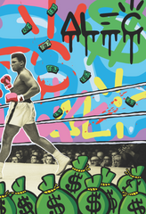 The Greatest of All Time Muhammed Ali - Alec Monopoly Brand Poster 2022