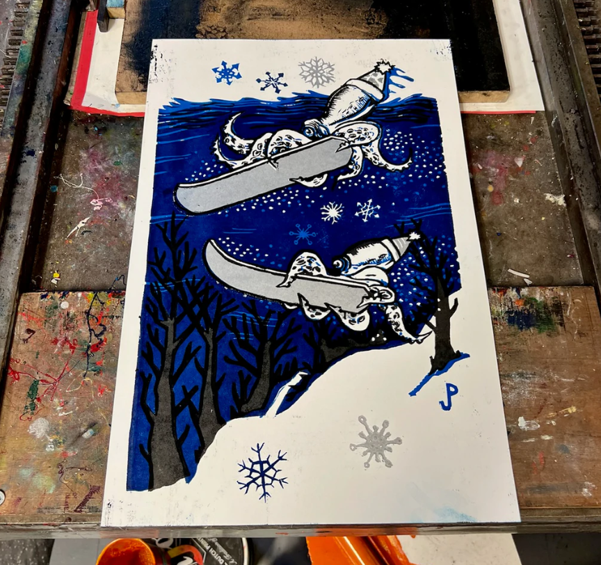 Octopi Shredders Jim Pollock - 2022