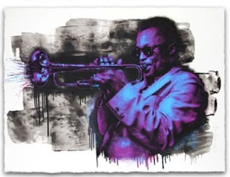 Mr. Brainwash Miles Davis Screenprint 4-Poster Set xx/50 S/N'd