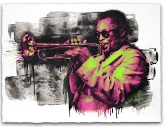 Mr. Brainwash Miles Davis Screenprint 4-Poster Set xx/50 S/N'd
