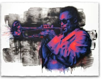Mr. Brainwash Miles Davis Screenprint 4-Poster Set xx/50 S/N'd