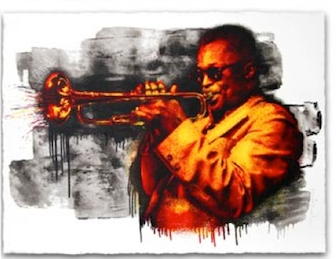 Mr. Brainwash Miles Davis Screenprint 4-Poster Set xx/50 S/N'd