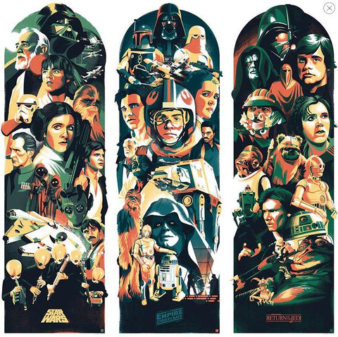 Daniel Arsham Fictional Advertisements posters Signed set of 5 xxx/250 2021