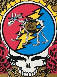 Title:  Grateful Dead Fare Thee Well Steal Your Face  Artist:  Alan Forbes  Edition:  2015 Limited edition run of ONLY 2,015, unsigned, hand-numbered by the artist  Type:  Screen printed poster  Size:  18" x 24"   Venue:  Levi's Stadium  Location:  Santa Clara, CA  Notes:  Fare Thee Well Tour; Celebrating 50 years (1965-2015) The concert was at the Levi's Stadium in Santa Clara, California, June 27th and 28th. Check out our other listings for more hard-to-find and out-of-print posters